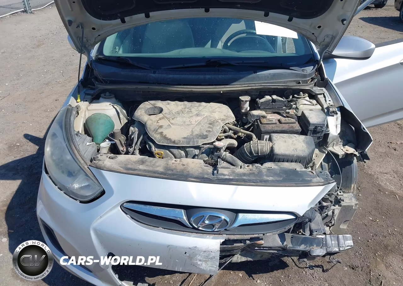 2012 Hyundai Accent Gls VIN:KMHCT4AE7CU169690 - 10