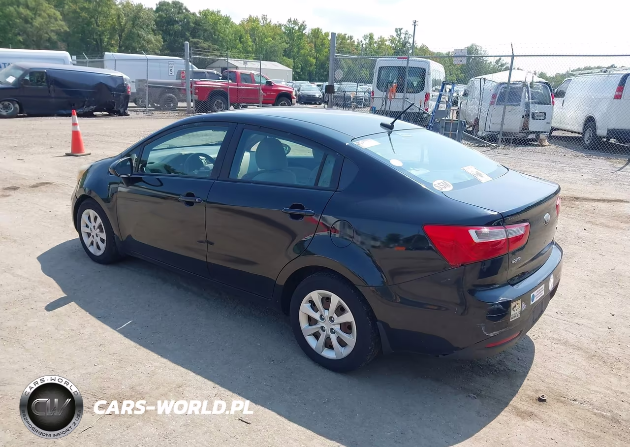 2013 Kia Rio Lx VIN:KNADM4A31D6243872 - 3