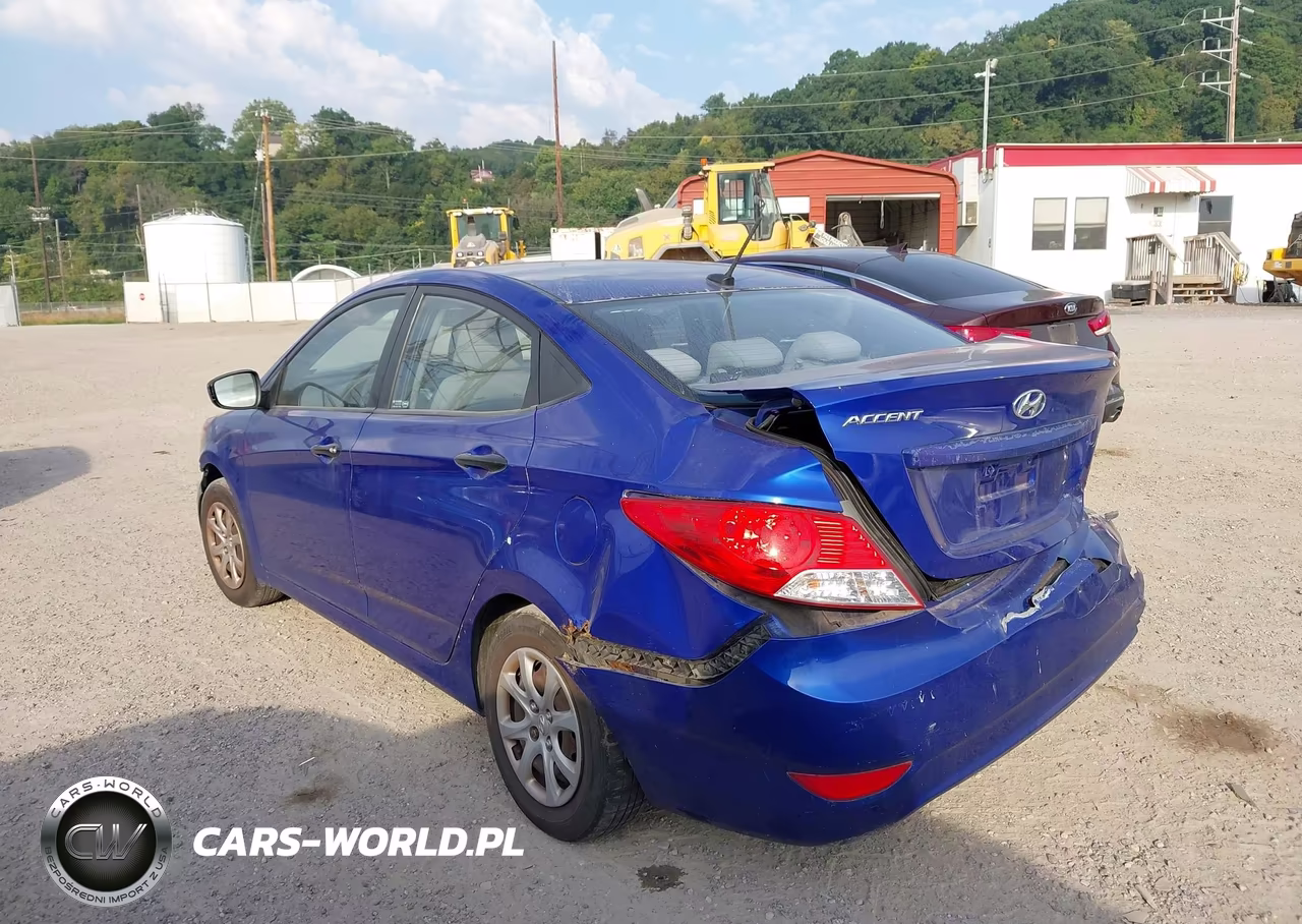 2012 Hyundai Accent Gls VIN:KMHCT4AE4CU111178 - 3