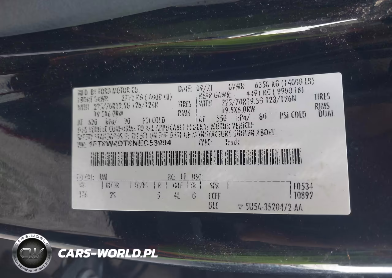 2022 Ford F-450 Xlt VIN:1FT8W4DT8NEC53994 - 8