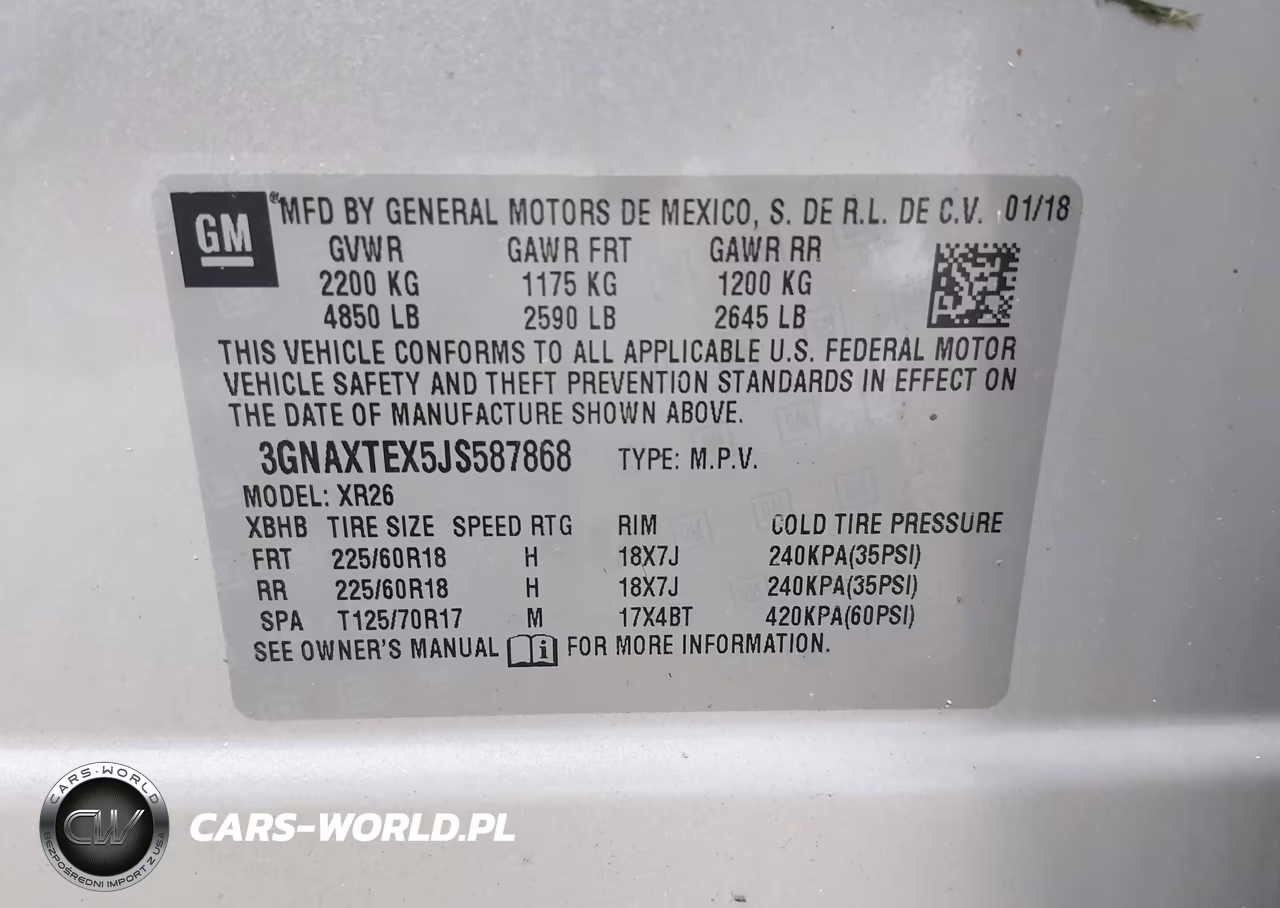 2018 Chevrolet Equinox Lt VIN:3GNAXTEX5JS587868 - 9
