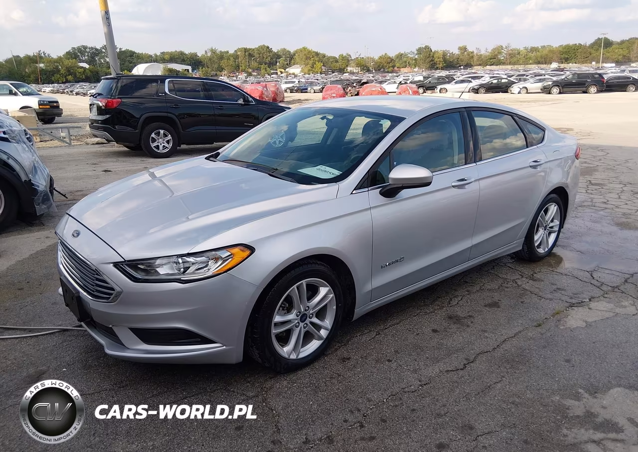2018 Ford Fusion S Hybrid VIN:3FA6P0UU1JR271577 - 2