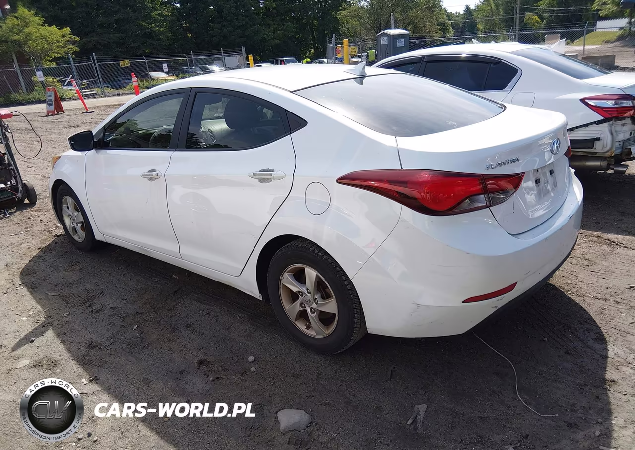 2014 Hyundai Elantra Se VIN:5NPDH4AEXEH506134 - 3