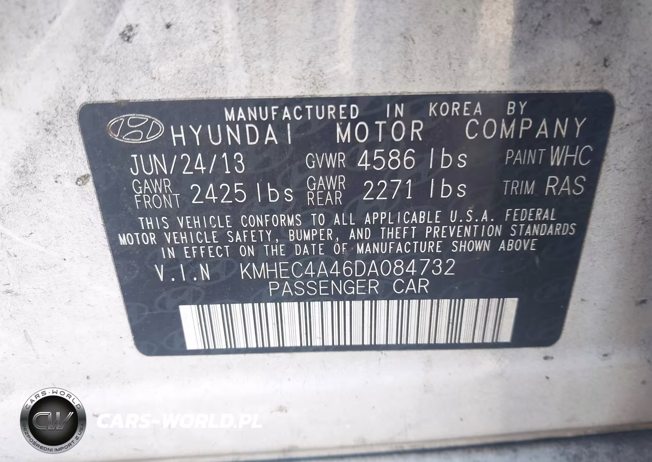 2013 Hyundai Sonata Hybrid Limited VIN:KMHEC4A46DA084732 - 9