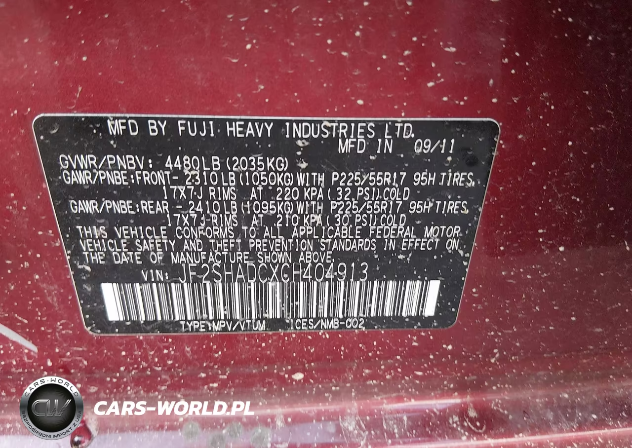 2012 Subaru Forester 2.5X Premium VIN:JF2SHADCXCH404913 - 9