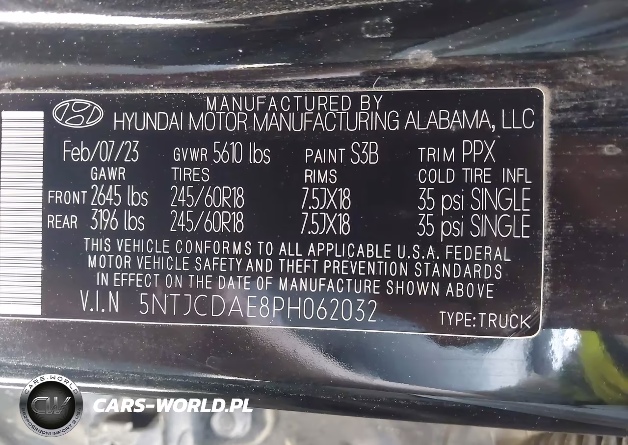 2023 Hyundai Santa Cruz Sel VIN:5NTJCDAE8PH062032 - 9