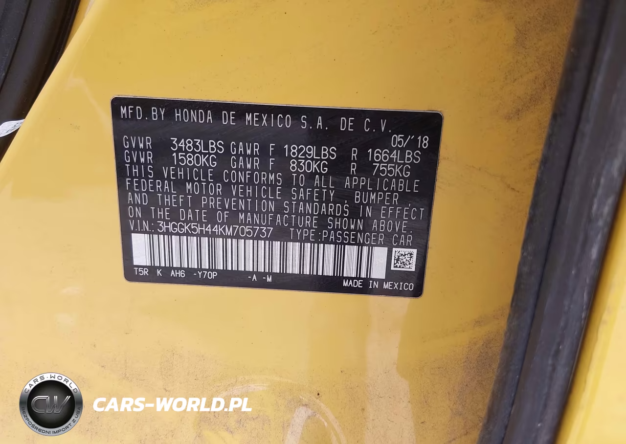 2019 Honda Fit Lx VIN:3HGGK5H44KM705737 - 9