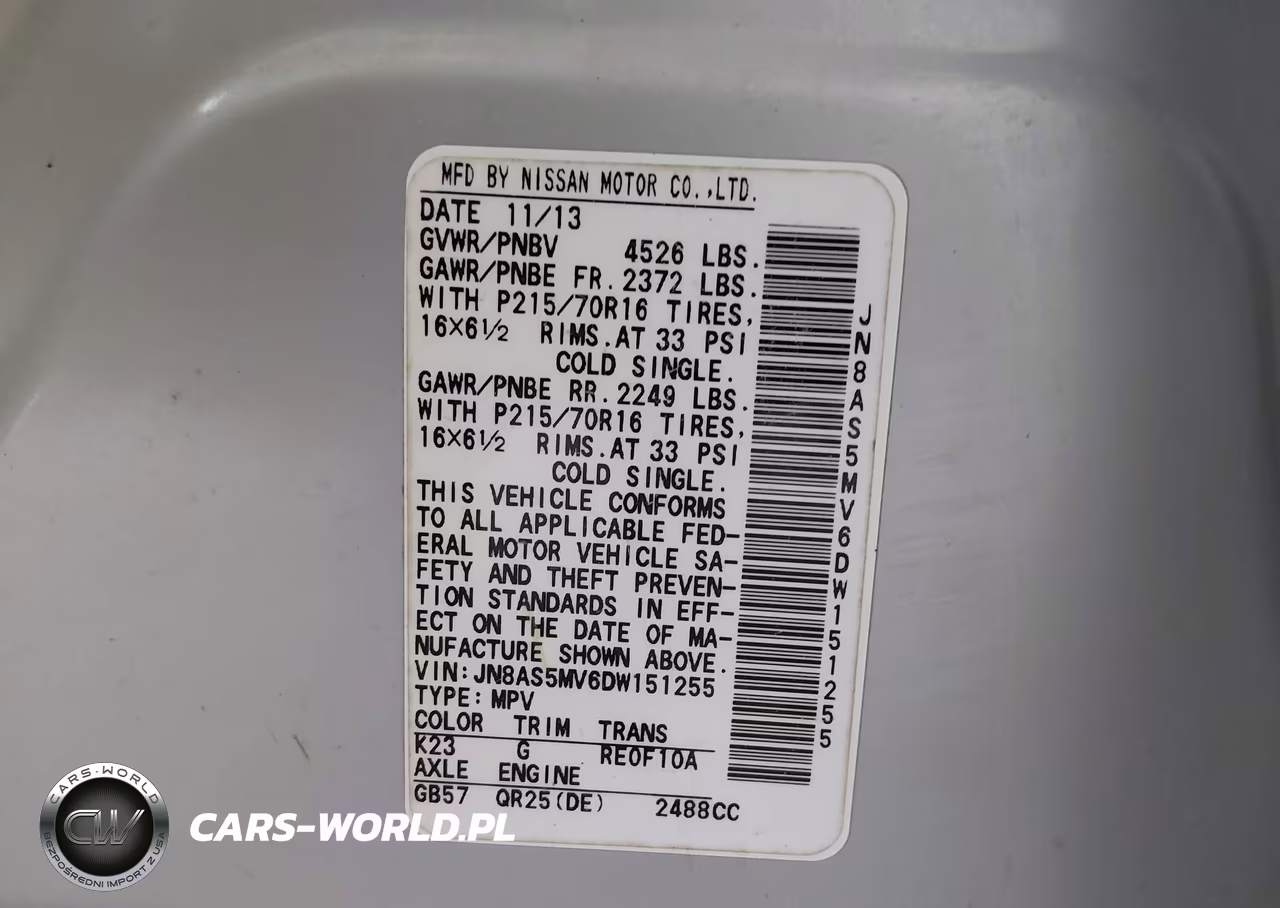 2013 Nissan Rogue S VIN:JN8AS5MV6DW151255 - 9