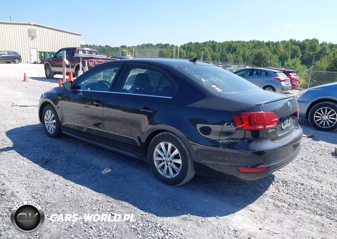 2013 Volkswagen Jetta Hybrid Se VIN:3VW637AJ5DM242591 - 3