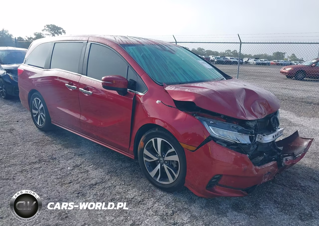 2022 Honda Odyssey Touring VIN:5FNRL6H82NB001817 - 1