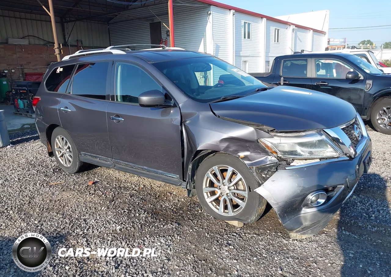 2014 Nissan Pathfinder Sl VIN:5N1AR2MM0EC683323 - 1