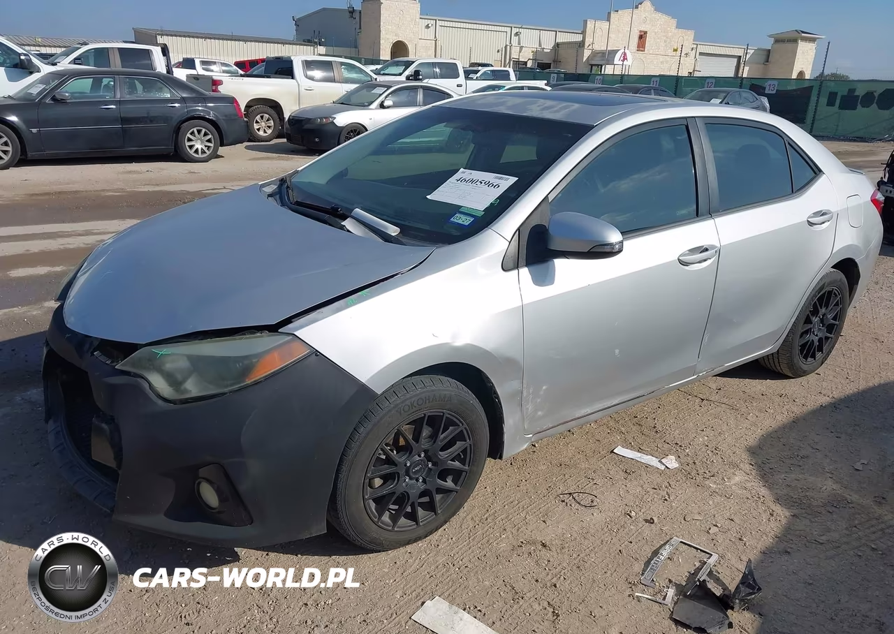 2015 Toyota Corolla S Premium VIN:5YFBURHE7FP338463 - 2