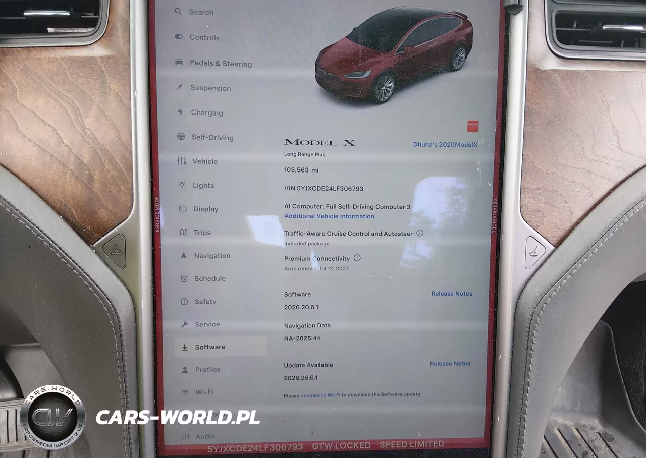 2020 Tesla Model X Long Range Dual Motor All-Wheel Drive-Long Range Plus Dual Motor All-Wheel Drive VIN:5YJXCDE24LF306793 - 7
