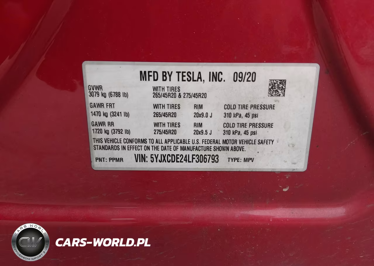 2020 Tesla Model X Long Range Dual Motor All-Wheel Drive-Long Range Plus Dual Motor All-Wheel Drive VIN:5YJXCDE24LF306793 - 9