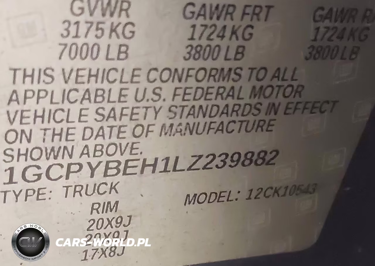 2020 Chevrolet Silverado 1500 4Wd Short Bed Custom VIN:1GCPYBEH1LZ239882 - 9