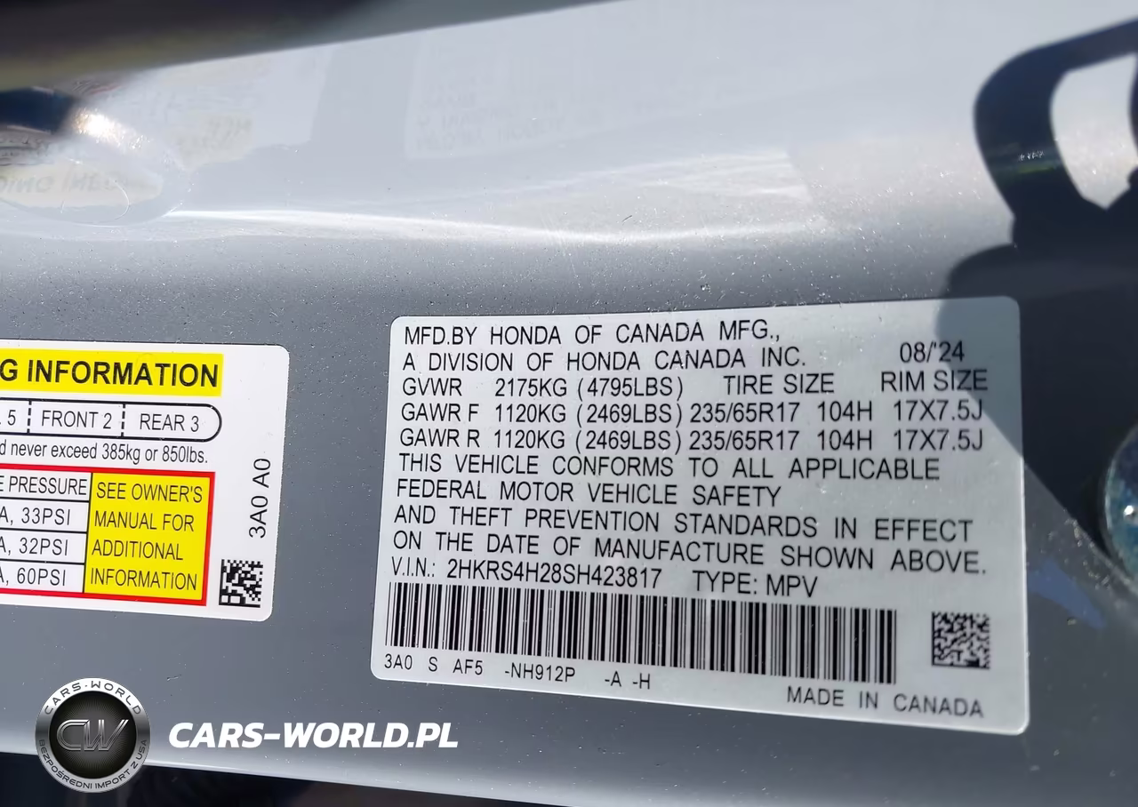 2025 Honda Cr-V Lx Awd VIN:2HKRS4H28SH423817 - 9