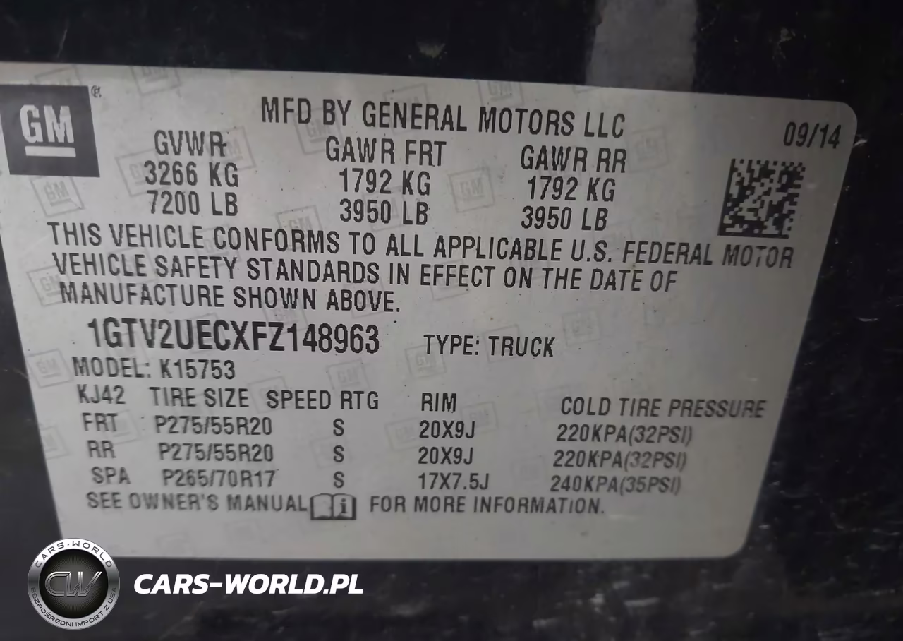 2015 GMC Sierra 1500 Sle VIN:1GTV2UECXFZ148963 - 9