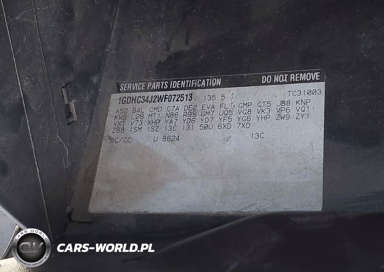 1998 GMC Sierra 3500 Chassis Sl VIN:1GDHC34J2WF072513 - 12