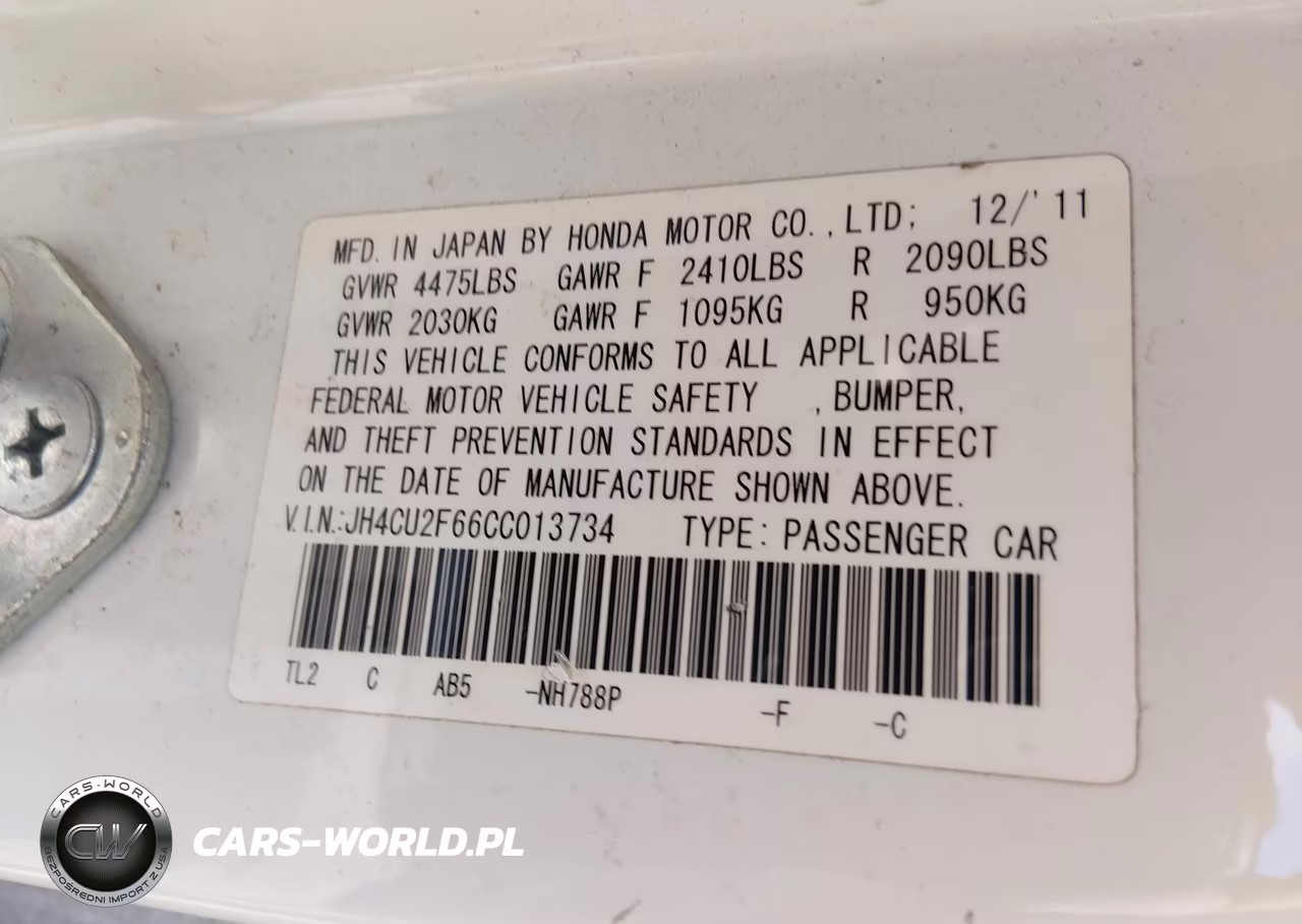 2012 Acura Tsx 2.4 VIN:JH4CU2F66CC013734 - 9