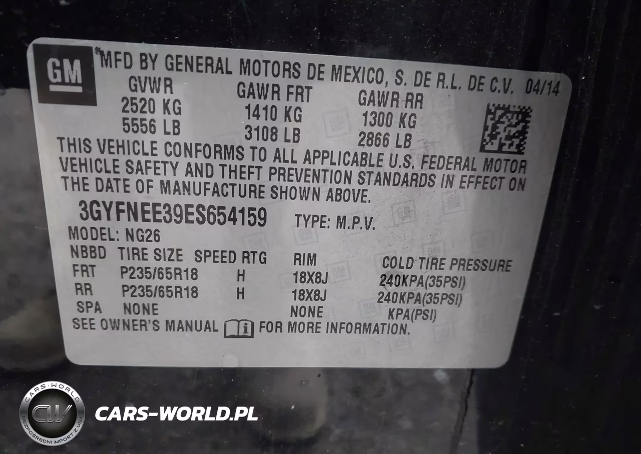 2014 Cadillac Srx Luxury Collection VIN:3GYFNEE39ES654159 - 9