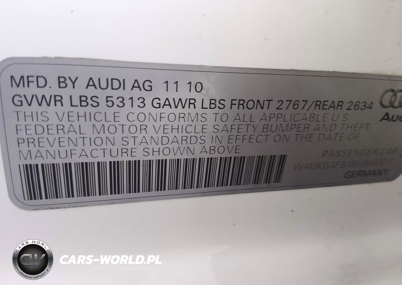 2011 Audi A6 3.0 Premium VIN:WAUKGAFB3BN046377 - 9