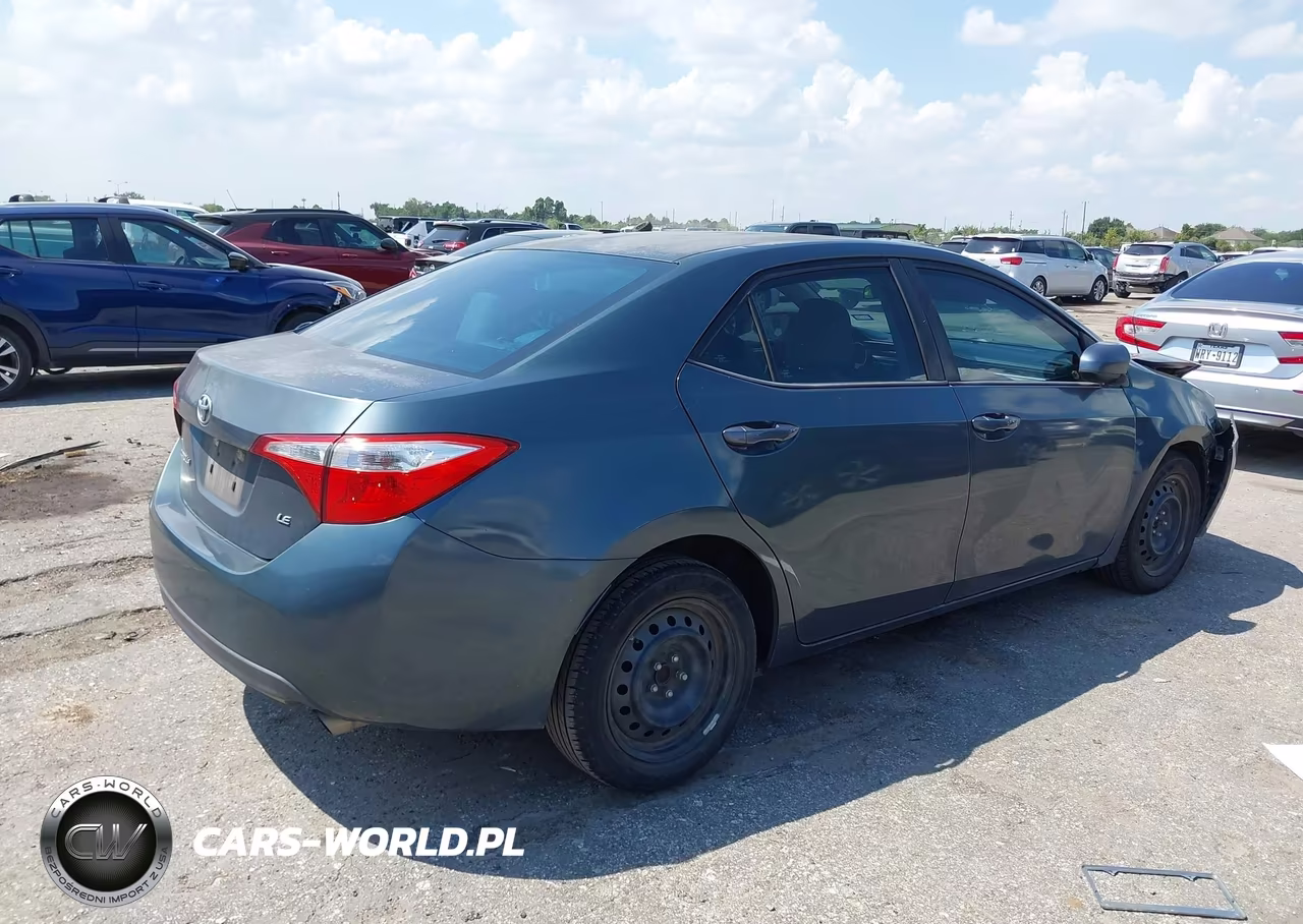 2016 Toyota Corolla Le VIN:5YFBURHE1GP567724 - 4