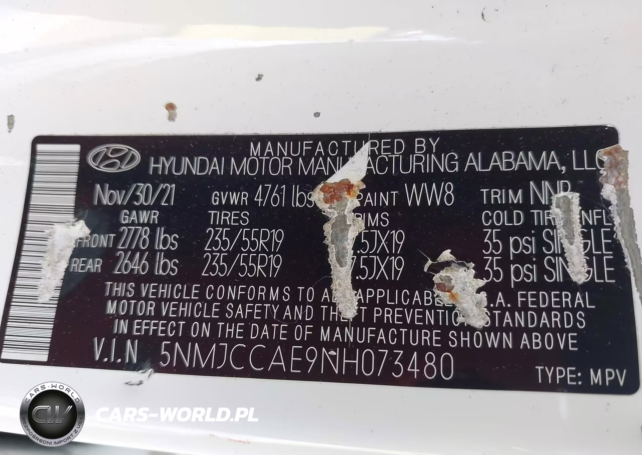 2022 Hyundai Tucson Sel VIN:5NMJCCAE9NH073480 - 9