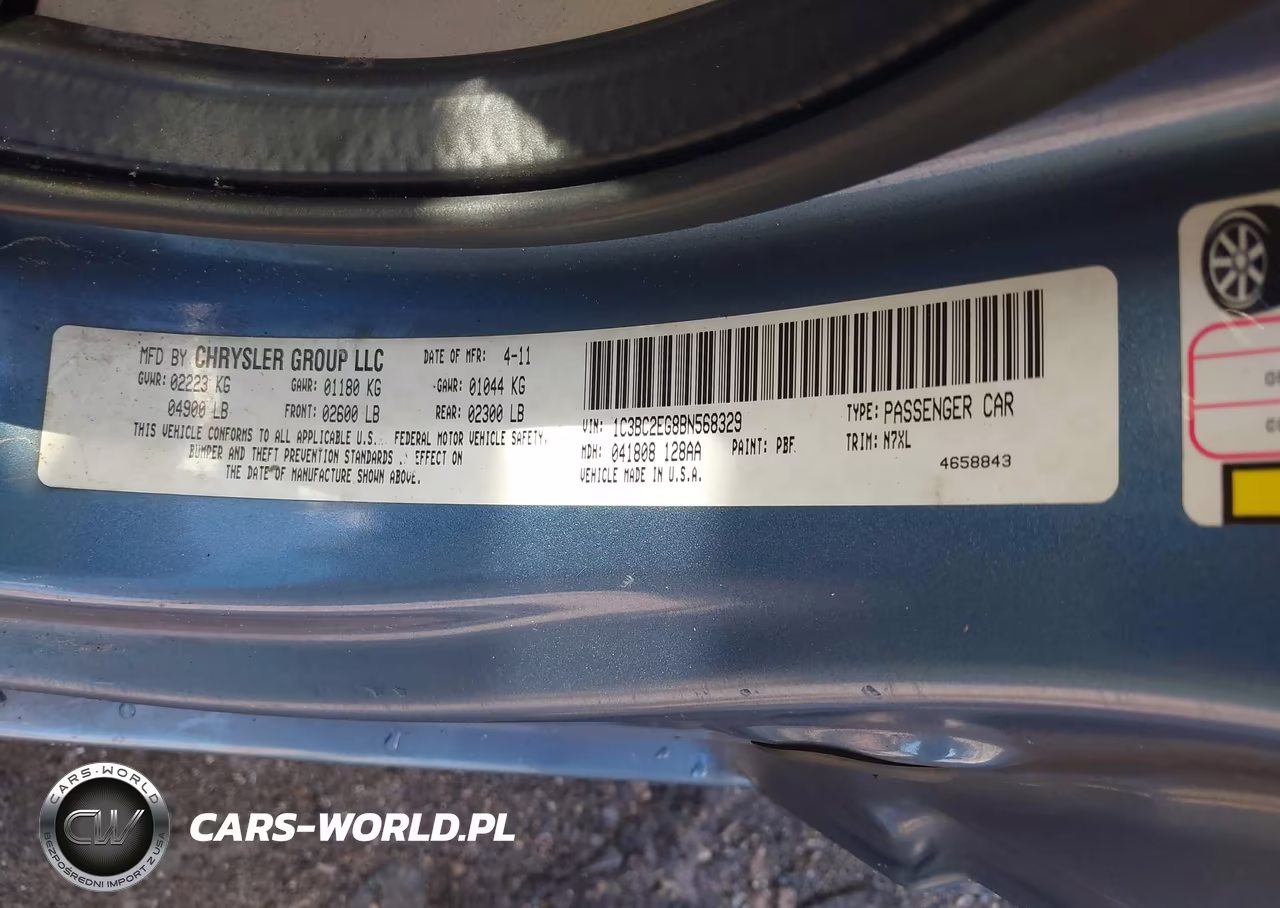 2011 Chrysler 200 Touring VIN:1C3BC2EG8BN568329 - 9