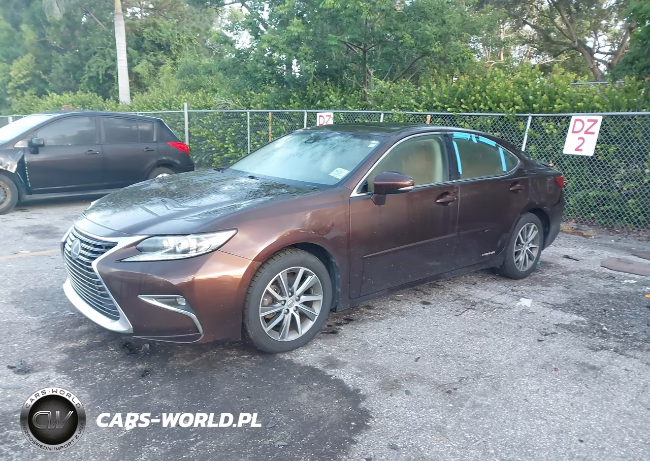 2016 Lexus Es 300H VIN:JTHBW1GG9G2120554 - 2