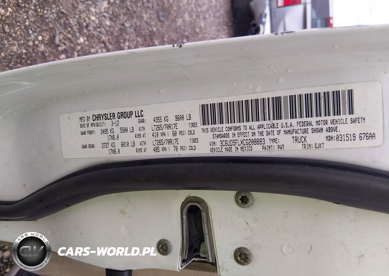 2012 Dodge Ram 2500 Laramie VIN:3C6UD5FLXCG208883 - 9