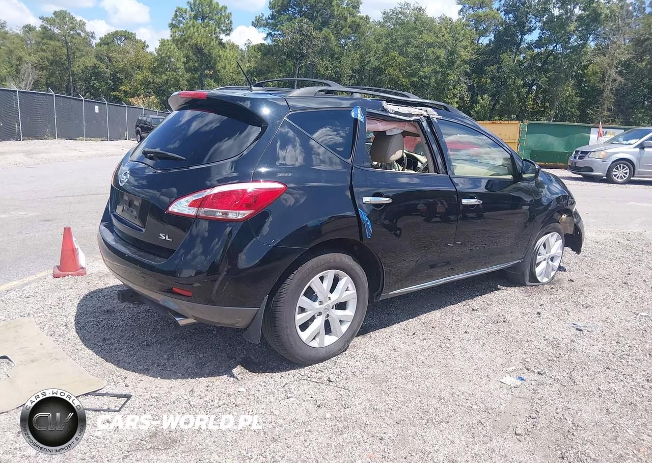 2014 Nissan Murano Sl VIN:JN8AZ1MU4EW409480 - 4