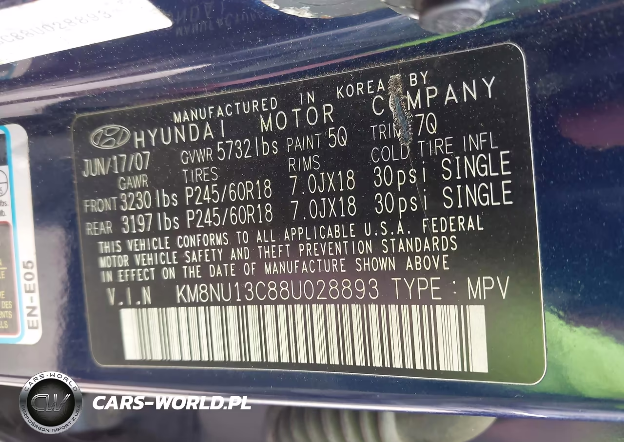 2008 Hyundai Veracruz Gls-Limited-Se VIN:KM8NU13C88U028893 - 9