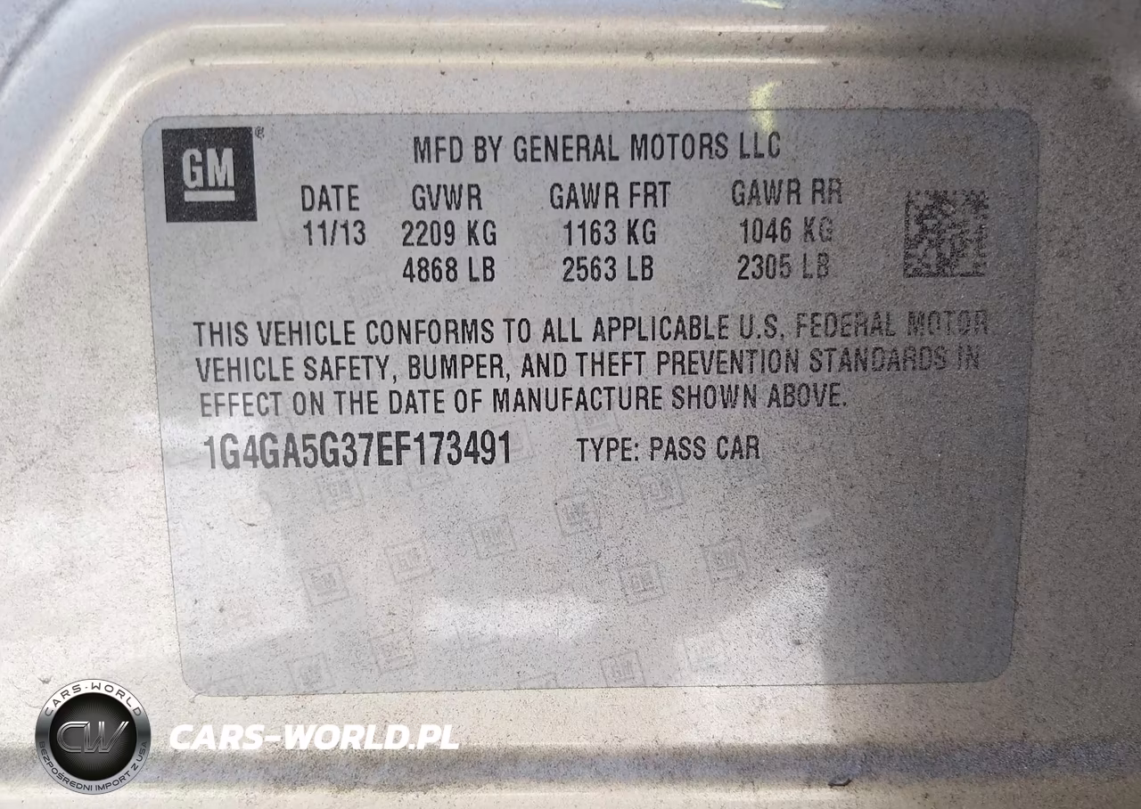 2014 Buick Lacrosse VIN:1G4GA5G37EF173491 - 9