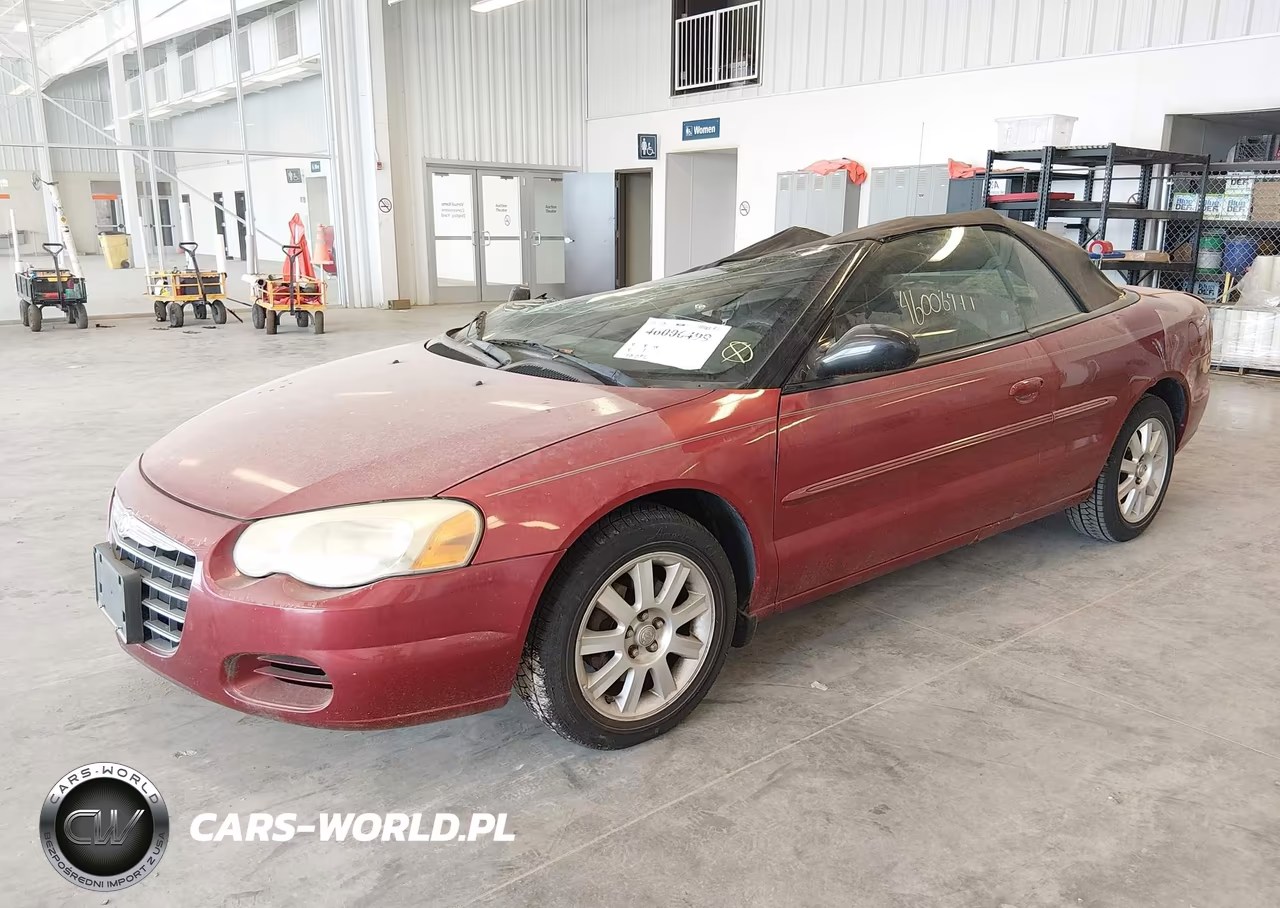 2006 Chrysler Sebring Gtc VIN:1C3EL75R26N182975 - 2