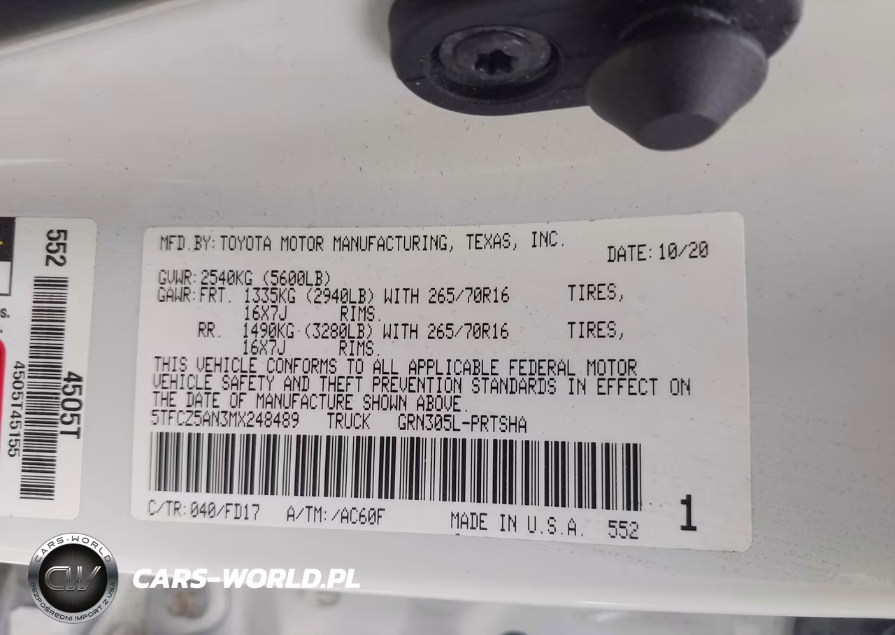 2021 Toyota Tacoma Trd Off-Road VIN:5TFCZ5AN3MX248489 - 9