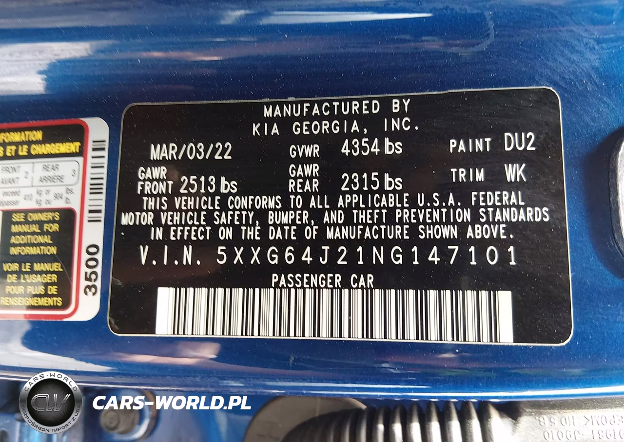 2022 Kia K5 Gt-Line VIN:5XXG64J21NG147101 - 9