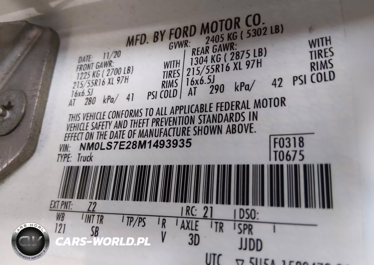 2021 Ford Transit Connect Xl VIN:NM0LS7E28M1493935 - 9