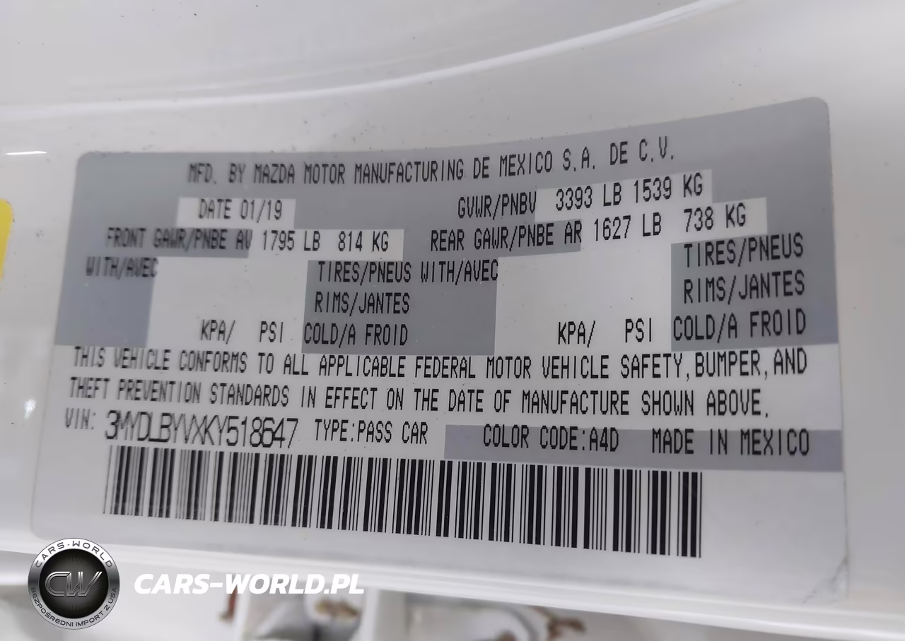 2019 Toyota Yaris Le VIN:3MYDLBYVXKY518647 - 9