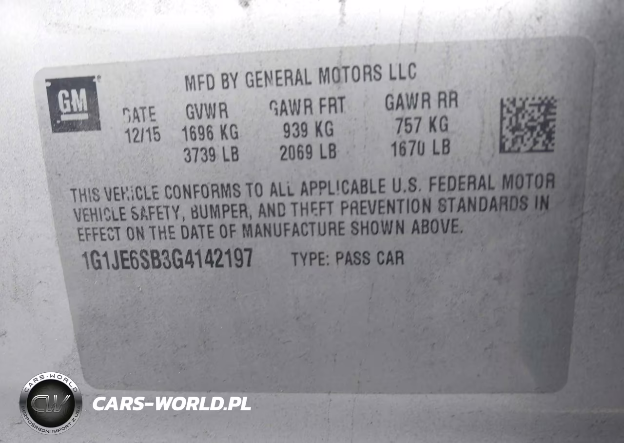 2016 Chevrolet Sonic Ltz Auto VIN:1G1JE6SB3G4142197 - 9