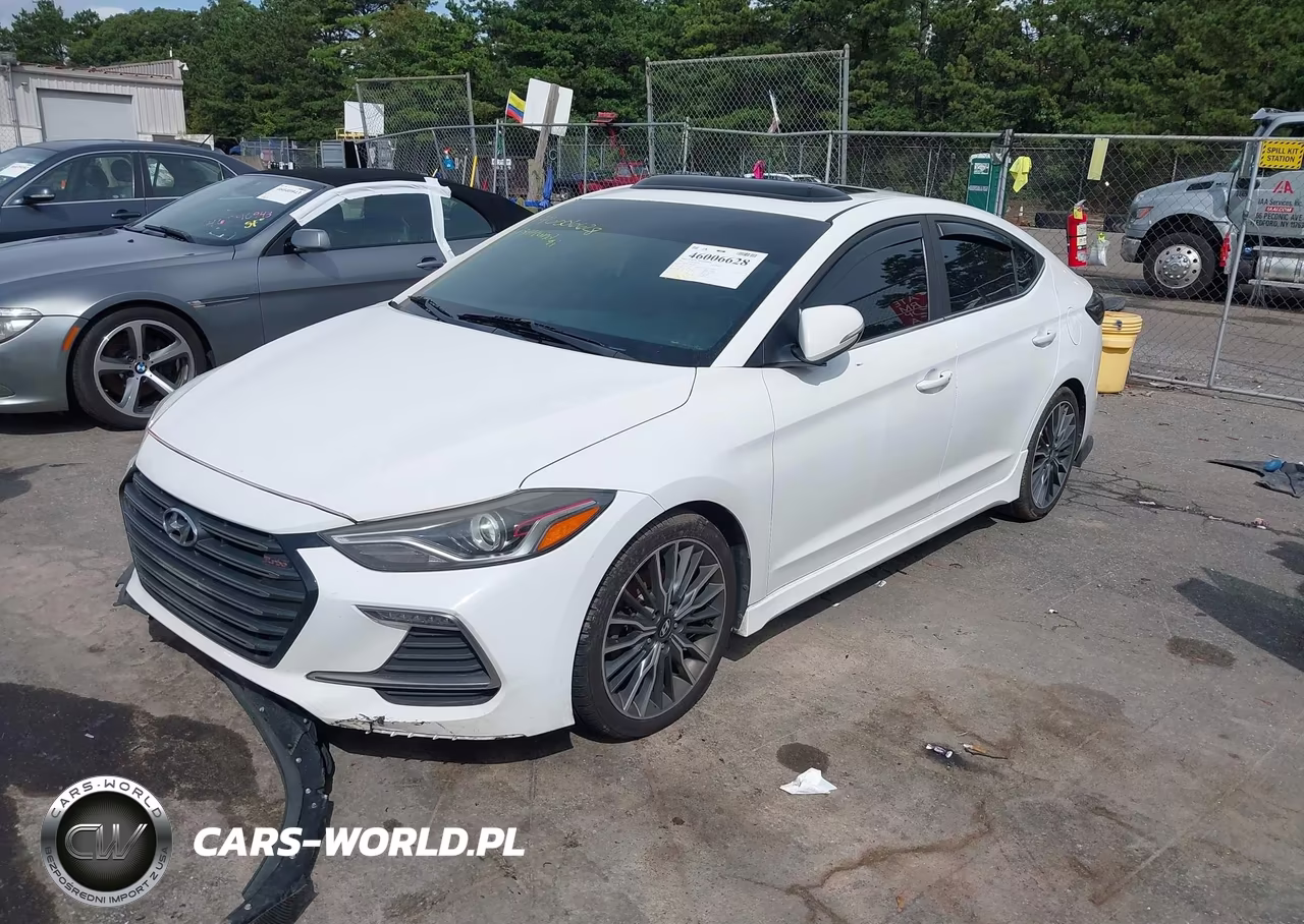2018 Hyundai Elantra Sport VIN:KMHD04LB8JU536139 - 2