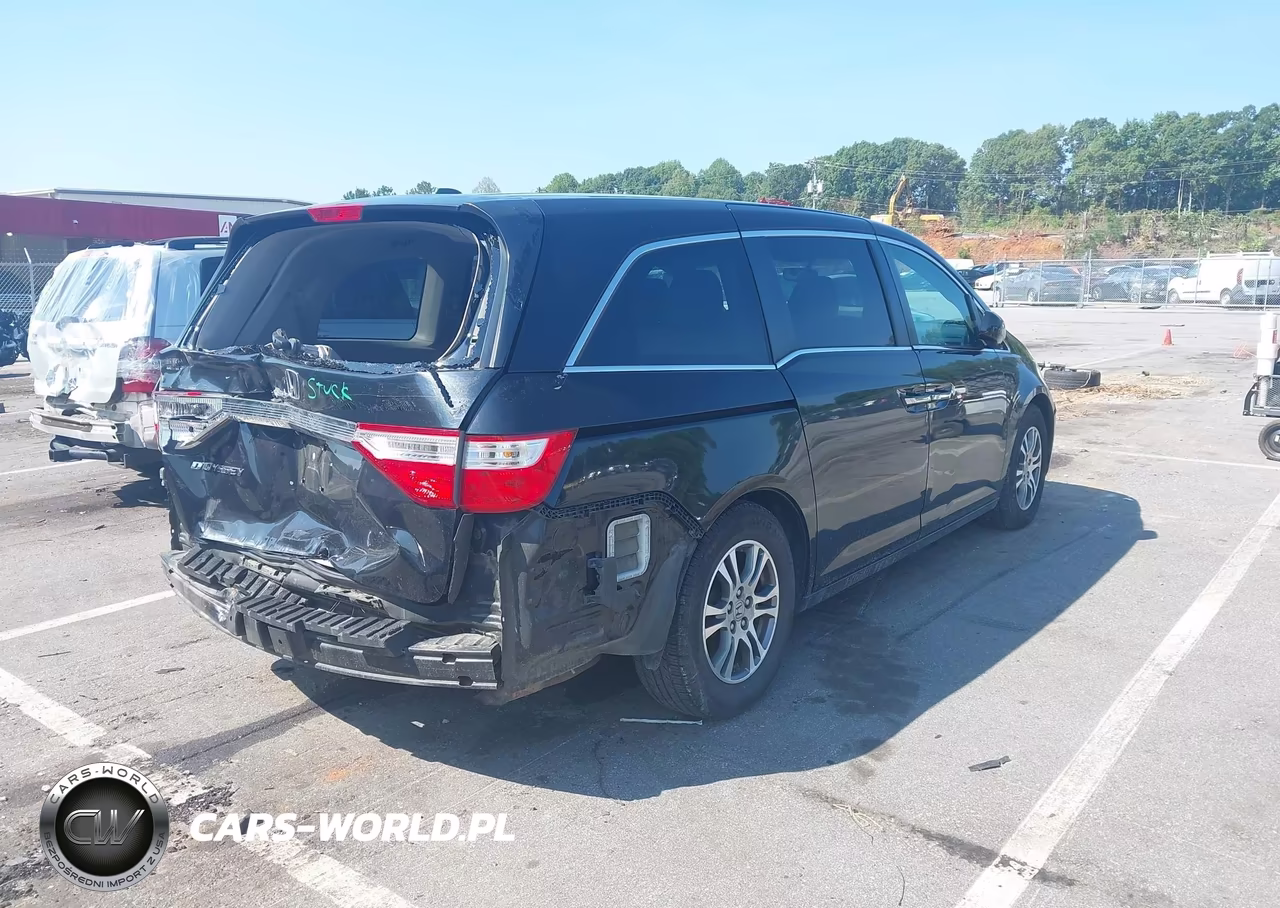 2011 Honda Odyssey Ex-L VIN:5FNRL5H69BB101806 - 4