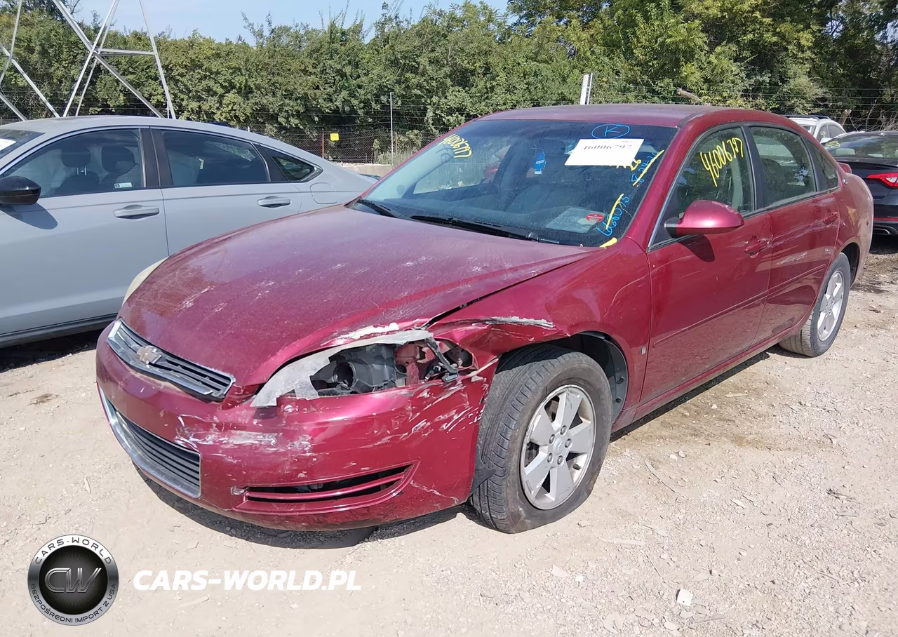 2008 Chevrolet Impala Lt VIN:2G1WT58K281221032 - 2