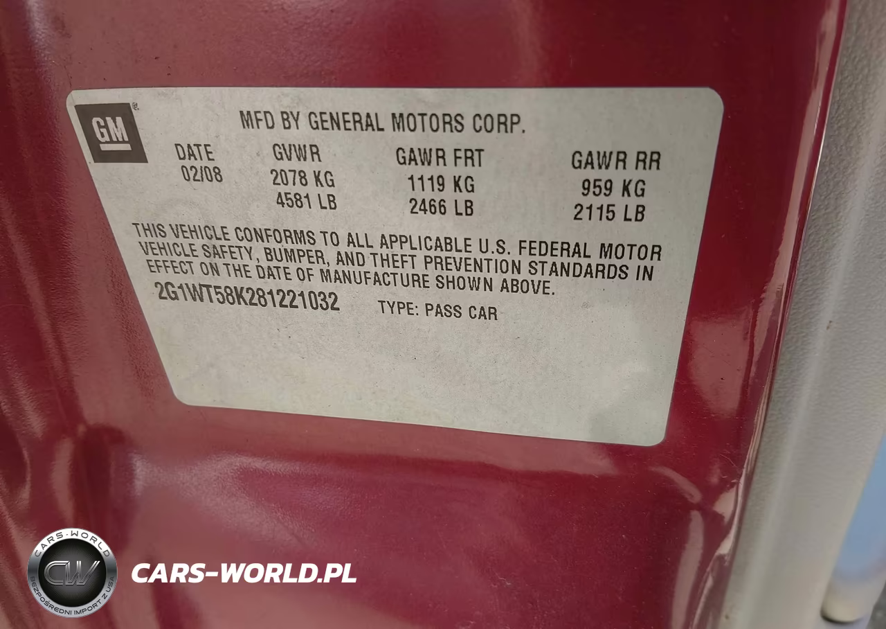 2008 Chevrolet Impala Lt VIN:2G1WT58K281221032 - 9
