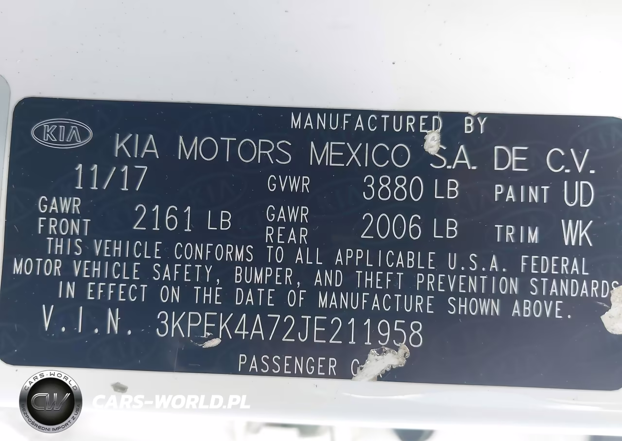 2018 Kia Forte Lx VIN:3KPFK4A72JE211958 - 9