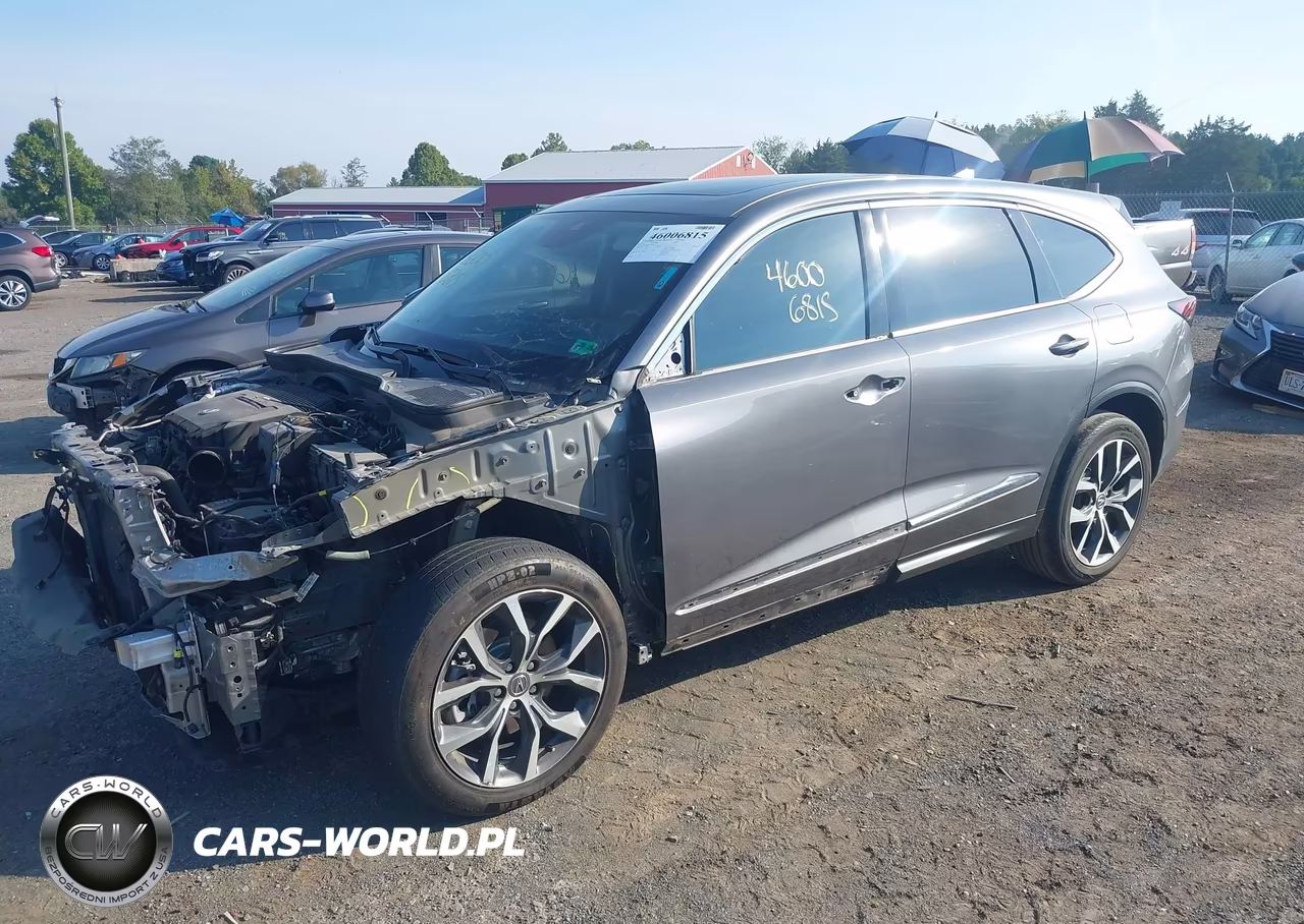 2022 Acura Mdx Technology Package VIN:5J8YE1H42NL006262 - 2