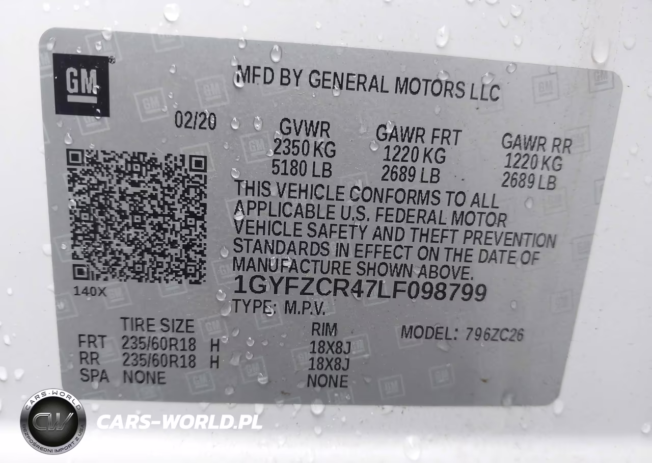 2020 Cadillac Xt4 Fwd Premium Luxury VIN:1GYFZCR47LF098799 - 9