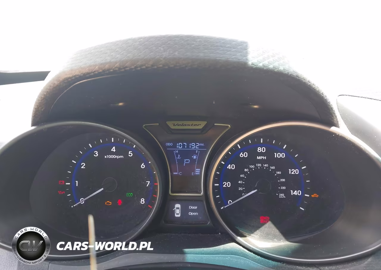 2014 Hyundai Veloster Turbo W-Blue VIN:KMHTC6AE1EU208126 - 7
