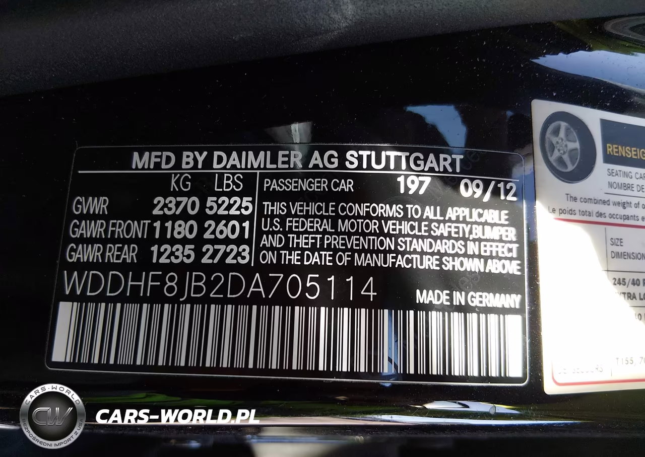 2013 Mercedes-Benz E 350 4Matic VIN:WDDHF8JB2DA705114 - 9