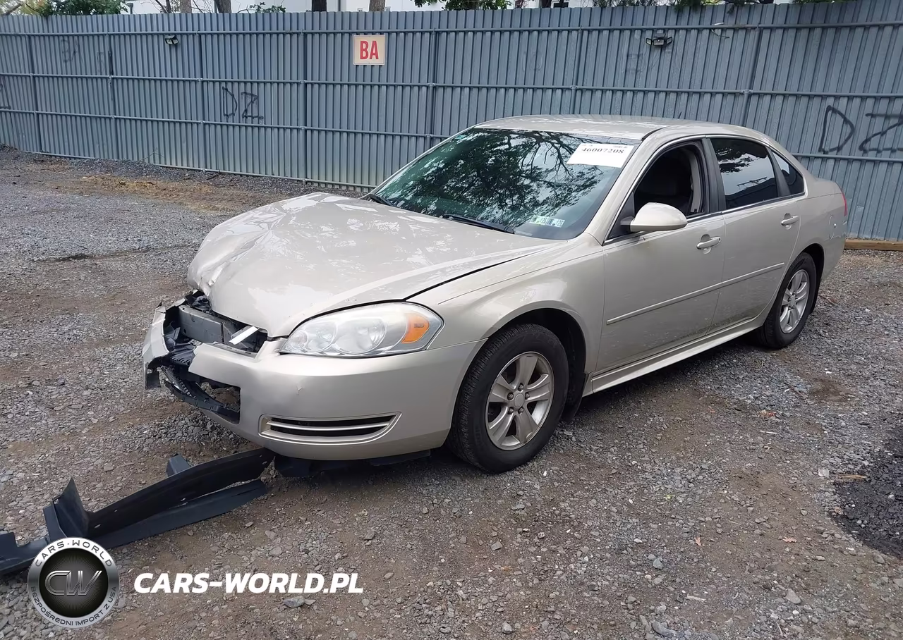 2012 Chevrolet Impala Ls VIN:2G1WA5E36C1263926 - 2