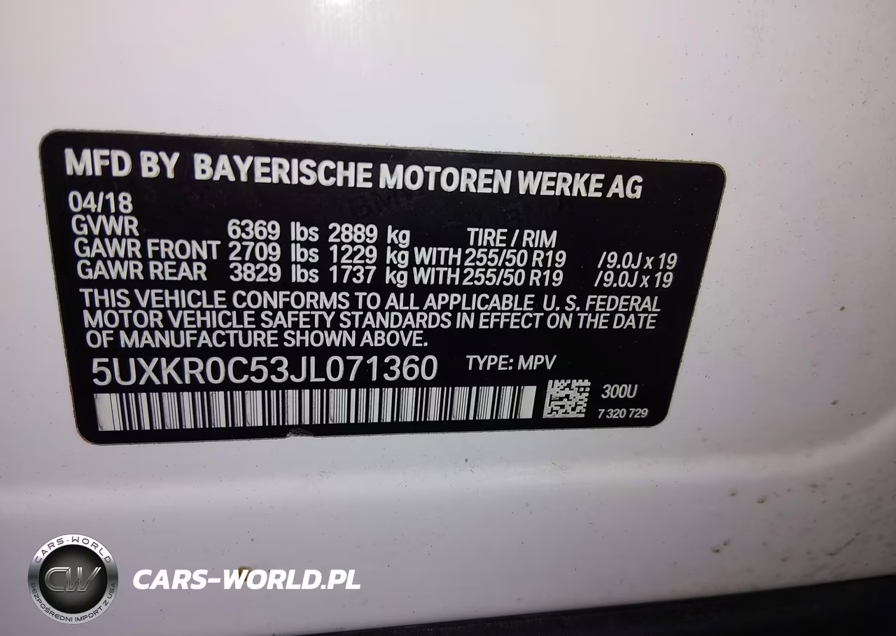 2018 BMW X5 xDrive35I VIN:5UXKR0C53JL071360 - 9